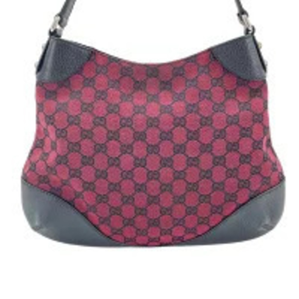 Gucci GG Canvas Shoulder Bag Red